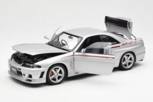 Nissan Skyline GT-R R33 R-Tune Strieborný AUTOart 1:18 77326 Kov – obrázok 2 z 8