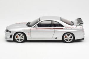 Nissan Skyline GT-R R33 R-Tune Strieborný AUTOart 1:18 77326 Kov – obrázok 4 z 8
