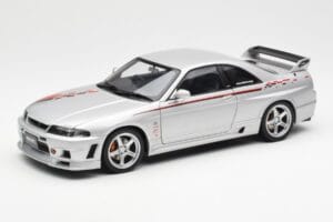 Nissan Skyline GT-R R33 R-Tune Strieborný AUTOart 1:18 77326 Kov