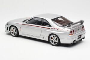 Nissan Skyline GT-R R33 R-Tune Strieborný AUTOart 1:18 77326 Kov – obrázok 7 z 8