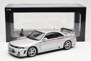 Nissan Skyline GT-R R33 R-Tune Strieborný AUTOart 1:18 77326 Kov – obrázok 8 z 8