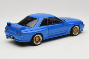 Nissan Skyline GT-R R32 V-Spec II Tuned Modrý AUTOart 1:18 77415 Kov – obrázok 3 z 8