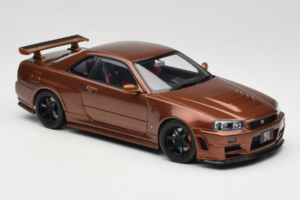 Nissan Skyline GT-R R34 Customized Metallic Bronze MotorHelix 1:18 M83414 Kov – obrázok 6 z 8