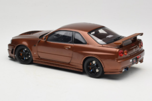 Nissan Skyline GT-R R34 Customized Metallic Bronze MotorHelix 1:18 M83414 Kov – obrázok 7 z 8