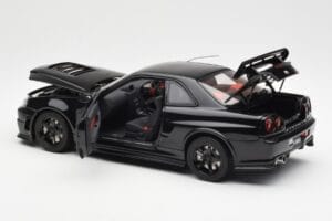 Nissan Skyline GT-R R34 NISMO Z-Tune Čierny AUTOart 1:18 77355 Kov – obrázok 5 z 8