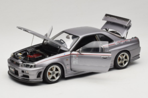 Nissan Skyline GT-R R34 Nismo S-Tune Strieborný AUTOart 1:18 77358 Kov – obrázok 2 z 8