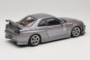 Nissan Skyline GT-R R34 Nismo S-Tune Strieborný AUTOart 1:18 77358 Kov – obrázok 3 z 8