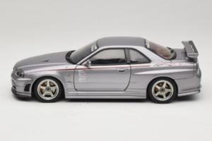Nissan Skyline GT-R R34 Nismo S-Tune Strieborný AUTOart 1:18 77358 Kov – obrázok 4 z 8