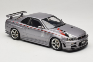Nissan Skyline GT-R R34 Nismo S-Tune Strieborný AUTOart 1:18 77358 Kov – obrázok 6 z 8