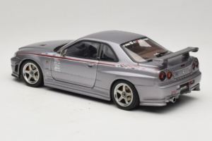 Nissan Skyline GT-R R34 Nismo S-Tune Strieborný AUTOart 1:18 77358 Kov – obrázok 7 z 8