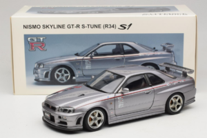 Nissan Skyline GT-R R34 Nismo S-Tune Strieborný AUTOart 1:18 77358 Kov – obrázok 8 z 8
