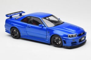 Nissan Skyline GT-R R34 NISMO Z-Tune Bayside Modrý AUTOart 1:18 77354 Kompozit – obrázok 6 z 8