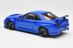 Nissan Skyline GT-R R34 NISMO Z-Tune Bayside Modrý AUTOart 1:18 77354 Kompozit – obrázok 7 z 8