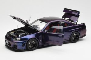 Nissan Skyline GT-R R34 NISMO Z-Tune Midnight Fialový III AUTOart 1:18 77464 Kompozit – obrázok 2 z 8
