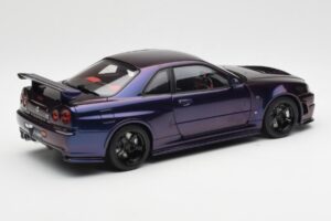 Nissan Skyline GT-R R34 NISMO Z-Tune Midnight Fialový III AUTOart 1:18 77464 Kompozit – obrázok 3 z 8