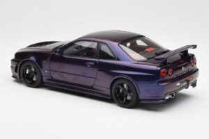 Nissan Skyline GT-R R34 NISMO Z-Tune Midnight Fialový III AUTOart 1:18 77464 Kompozit – obrázok 7 z 8