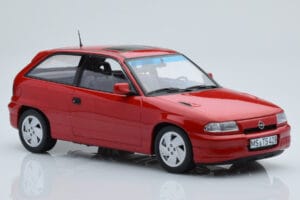 Opel Astra F GSi Červený Norev 1:18 183672 Kov – obrázok 4 z 6