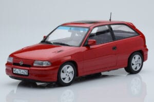 Opel Astra F GSi Červený Norev 1:18 183672 Kov