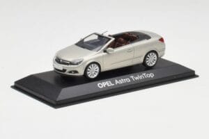 Opel Astra H Twin Top Strieborný Minichamps 1:43 403045633 Kov – obrázok 2 z 4
