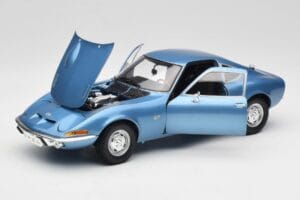 Opel GT Modrý Minichamps 1:18 180049020 Kov – obrázok 2 z 8