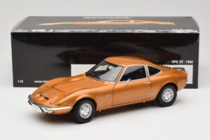 Opel GT Zlatý Minichamps 1:18 180049025 Kov – obrázok 8 z 8