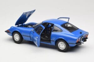 Opel GT/J Modrý Minichamps 1:18 180049023 Kov – obrázok 5 z 8
