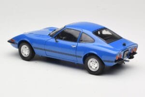 Opel GT/J Modrý Minichamps 1:18 180049023 Kov – obrázok 7 z 8