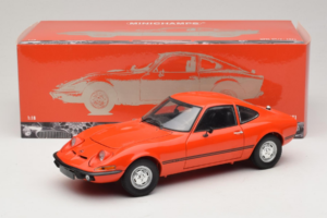 Opel GT/J Červený Minichamps 1:18 180049028 Kov – obrázok 8 z 8
