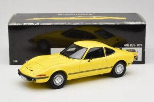 Opel GT/J Žltý Minichamps 1:18 180049021 Kov – obrázok 8 z 8