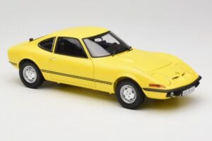 Opel GT/J Žltý Minichamps 1:18 180049021 Kov – obrázok 6 z 8
