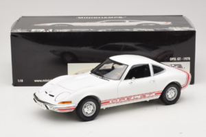 Opel GT Biely Minichamps 1:18 180049027 Kov – obrázok 8 z 8