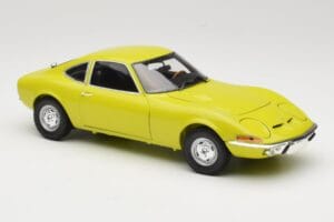 Opel GT Žltý Minichamps 1:18 180049032 Kov – obrázok 5 z 8