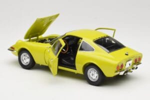 Opel GT Žltý Minichamps 1:18 180049032 Kov – obrázok 6 z 8