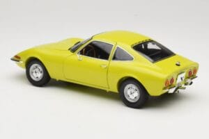 Opel GT Žltý Minichamps 1:18 180049032 Kov – obrázok 7 z 8