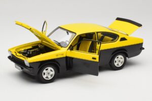 Opel Kadett C GT/E Žltý & Čierny Minichamps 1:18 180045521 Kov – obrázok 2 z 8