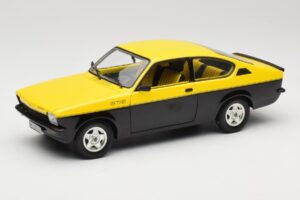 Opel Kadett C GT/E Žltý & Čierny Minichamps 1:18 180045521 Kov