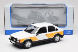 Opel Kadett D SR Biely so Žltým Dekorom MCG 1:18 MCG18534 Kov – obrázok 6 z 6