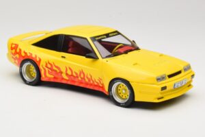 Opel Manta B Mattig Žltý s Plameňom MCG 1:18 MCG18115 Kov – obrázok 4 z 6