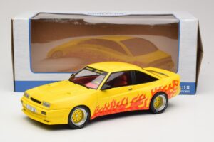 Opel Manta B Mattig Žltý s Plameňom MCG 1:18 MCG18115 Kov – obrázok 6 z 6