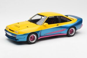 Opel Manta Žltý Modrý BoS Models 1:18 BOS279 Kov