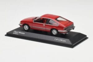 Opel Monza A Červený Minichamps 1:43 400045121 Kov – obrázok 3 z 4