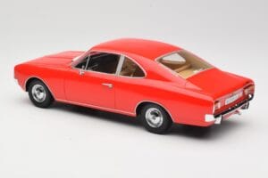 Opel Rekord C Coupe Červený Minichamps 1:18 107047020 Živica – obrázok 5 z 6