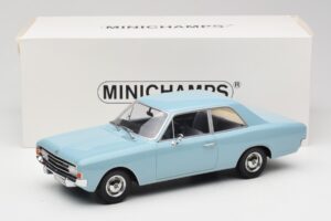 Opel Rekord C Svetlomodrý Minichamps 1:18 107047002 Kov – obrázok 6 z 6