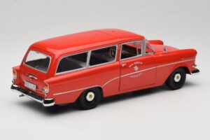 Opel Rekord P1 Caravan Feuerwehr Neuenkirchen Minichamps 1:18 180043291 Kov – obrázok 3 z 8