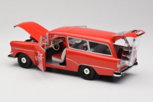 Opel Rekord P1 Caravan Feuerwehr Neuenkirchen Minichamps 1:18 180043291 Kov – obrázok 5 z 8
