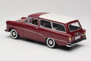 Opel Rekord P1 Caravan Červený Minichamps 1:18 180043211 Kov – obrázok 7 z 8