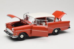 Opel Rekord P1 Červený Minichamps 1:18 180043201 Kov – obrázok 2 z 8