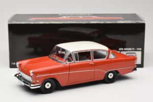 Opel Rekord P1 Červený Minichamps 1:18 180043201 Kov – obrázok 8 z 8