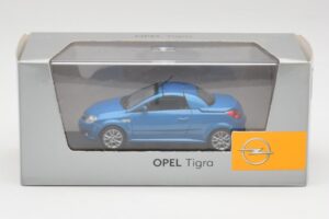 Opel Tigra Twin Top Modrý Minichamps 1:43 919084 Kov – obrázok 4 z 4