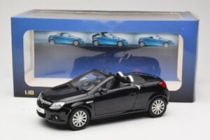 Opel Tigra TwinTop B Čierny Norev 1:18 183600 Kov – obrázok 8 z 8